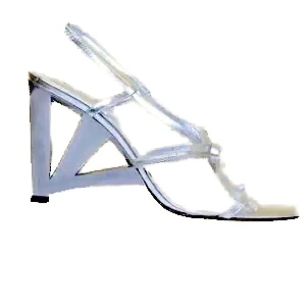 🏷️ NWT Kate Spade Silver/Metallic Sandals  🇮🇹